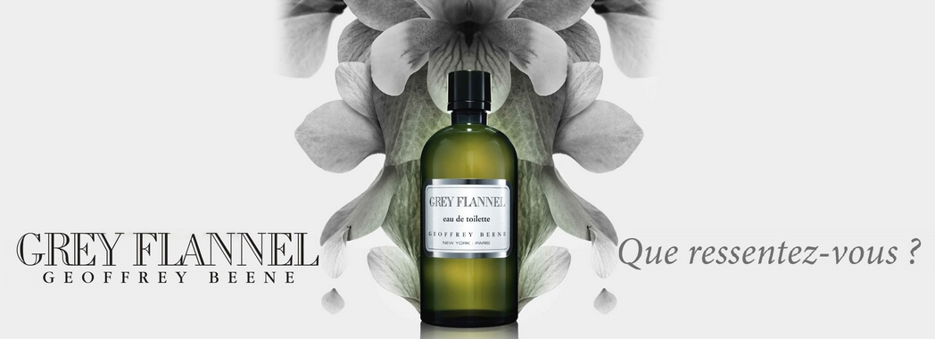 Bannière Page Marque GEOFFREY BEENE Parfum Grey Flannel sur Parfumerie Burdin